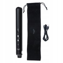 Prostownica Bezprzewodowa Podróżna USB LED Regulacja Temp + Etui Adler