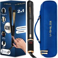 Prostownica Do Włosów Lokówka Ceramiczna 2W1 40W Dzień Mamy Dzień Kobiet