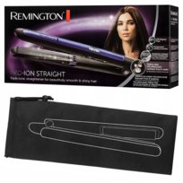 Prostownica do włosów REMINGTON S7710 - z jonizacją pokrowiec etui ceramiczna turmalinowa powłoka 230°C 9 ustawień szybkie nagrzewanie profesjonalna stylizacja Remington
