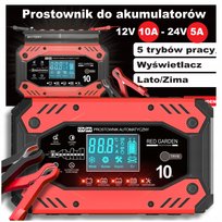 PROSTOWNIK DO AKUMULATORA DO SAMOCHODU POJAZDÓW MOCNY ŁADOWARKA 12V 24V