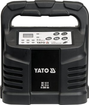 Prostownik elektroniczny YATO 8303, 12V, 15A, 6-200 Ah YT-8303 - YATO