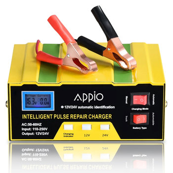 Prostownik Samochodowy Automatyczny Z Funkcją Naprawy 12V 24V Mikroprocesor - APPIO