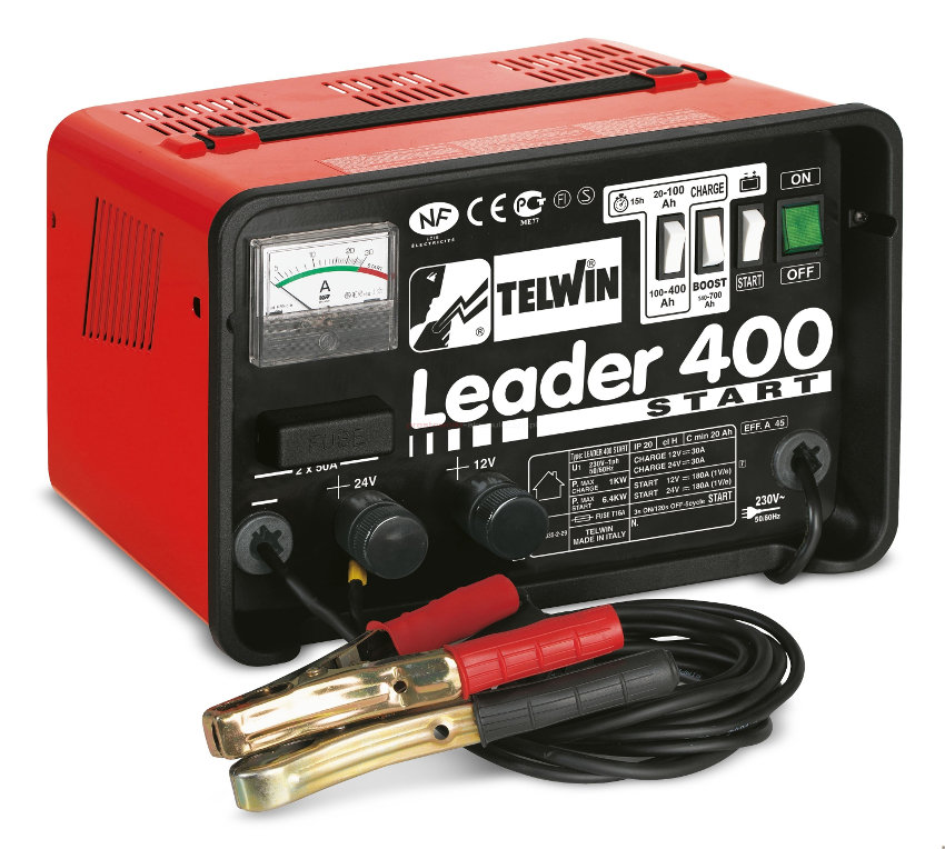 Prostownik TELWIN leader 400 start, 6,4 Kw 807551
