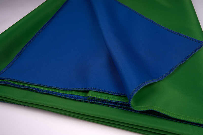 Фото - Інше для студій Prostuff dwustrone tło materiałowe niebieskie / zielone