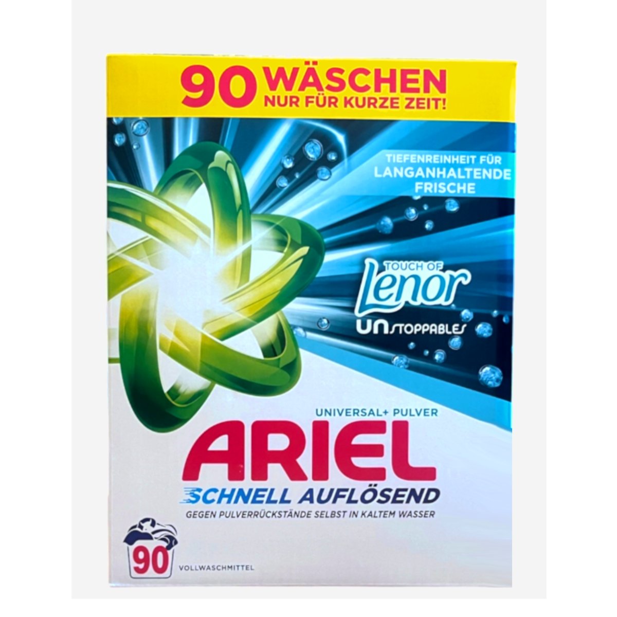 Proszek do prania ARIEL Universal+Touch Of Lenor Unstoppables 4,95kg 90 ...