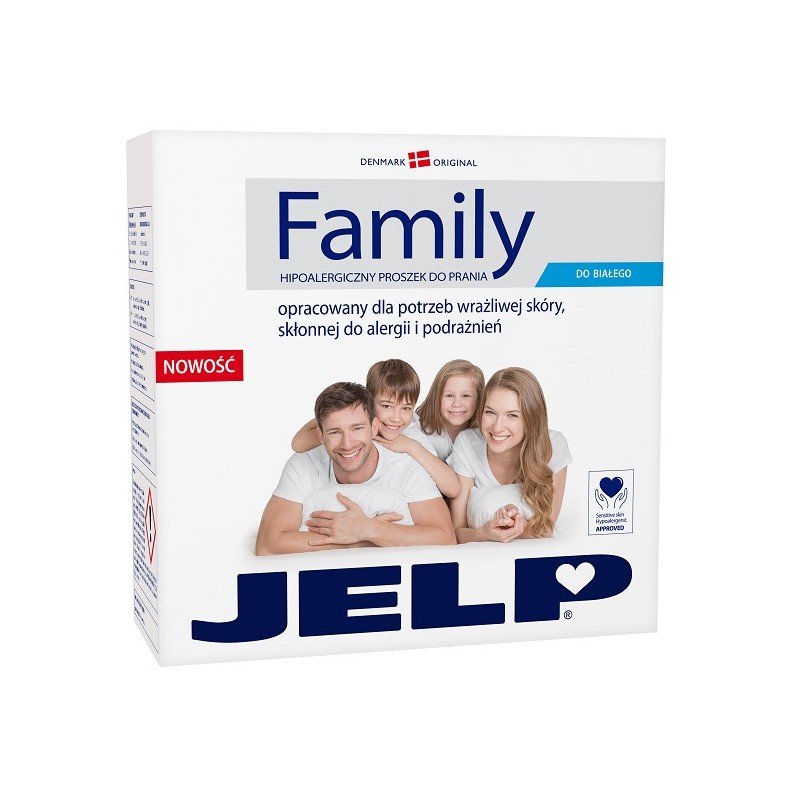 Фото - Пральний порошок Proszek do prania białego Jelp Family 2.24kg