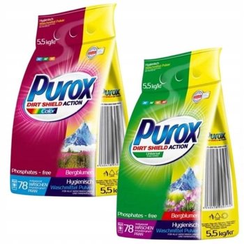 Proszek do prania Purox Universal + Color 2 x 5,5 kg - Purox