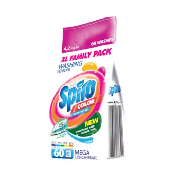 Proszek do prania SPIRO Color, 4,2 kg, 60 prań - Spiro