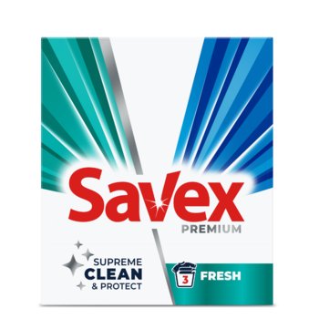 Proszek do prania tkanin jasnych Premium Fresh 0,3 kg (3 prania) Savex - Sawex