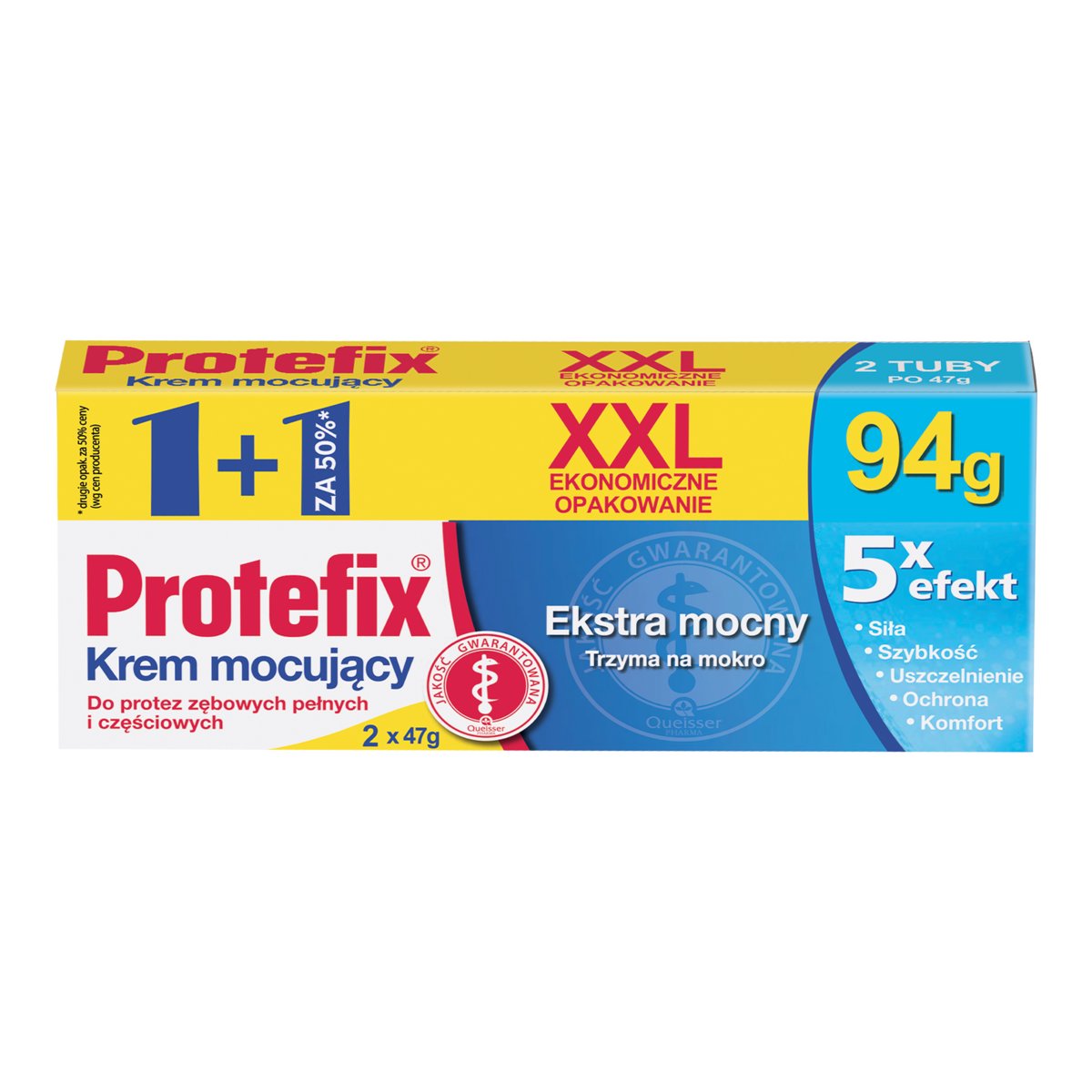 Protefix Krem Mocujący Do Protez Zębowych Ekstra Mocny Xxl | Sklep ...