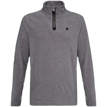 PROTEST, Bluza sportowa męska, PERFECTYM 1/4 zip Top sportowy, szary, rozmiar XL - PROTEST