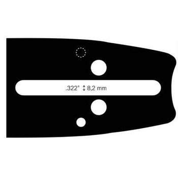 Prowadnica łańcucha do piły łańcuchowej Jonsered 45cm .325 .058 (1,5mm) - Expert Motoculture
