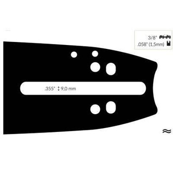 Prowadnica łańcucha piły łańcuchowej - DOLMAR - 50cm - 3/8 .058 (1.5mm) - DOLMAR