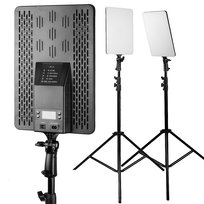 Prozone™ - Zestaw 2  lamp panelowych LED + statywy