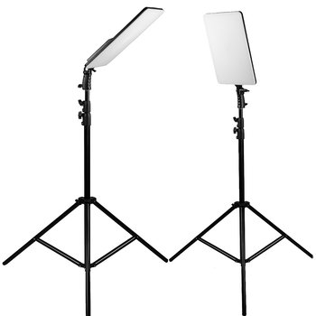 Prozone™ - Zestaw 2  lamp panelowych LED + statywy - CineGEN