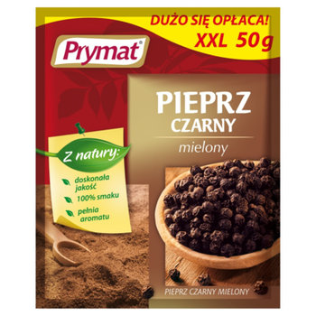 Prymat, Pieprz Czarny mielony, 50 g - Prymat