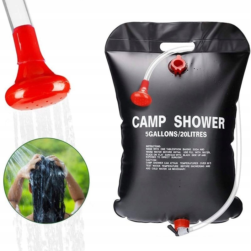 Zdjęcia - Umywalka i prysznic kempingowy Prysznic Kempingowy Solarny Turystyczny Duzy 20L