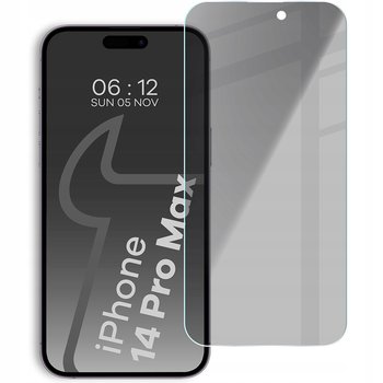 Prywatyzujące szkło hartowane Bizon Glass Clear Shadow do iPhone 14 Pro Max, przyciemniane - Bizon