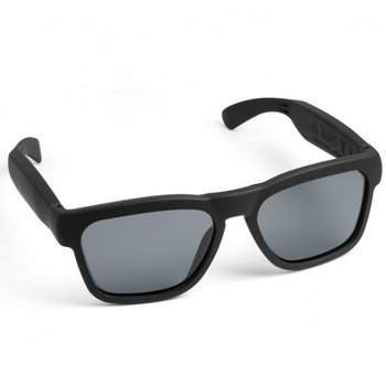 Przeciwsłoneczne Okulary Muzyczne Dźwiękowe 2W + Etui Technaxx Bluetooth Mikrofon Microusb Do 8M (Czarny) - Technaxx