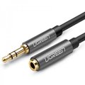Przedłużacz audio AUX UGREEN kabel jack 3.5 mm, 1m, szary - uGreen