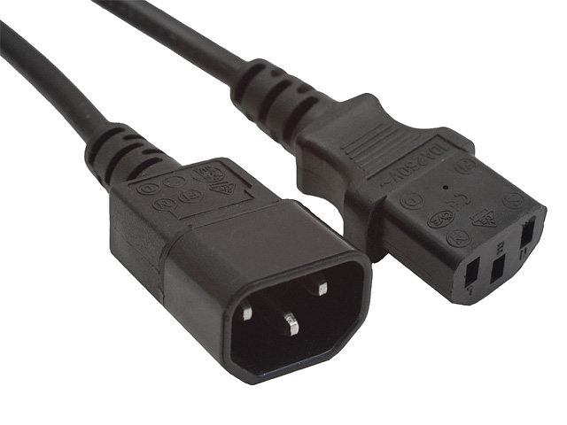 Przedłużacz IEC 320 C13 - C14 GEMBIRD, 1.8 m