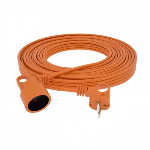 Przedłużacz ogrodowy budowlany ACAR 2x1 250V/10A 20 m pomarańczowy