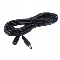 PRZEDŁUŻACZ PRZEWÓD DO ZASILANIA KAMER CCTV DC 2,1/5,5mm KABEL 5M Inny producent