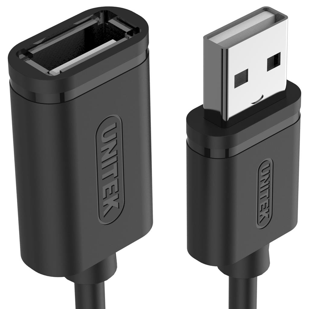 Przedłużacz USB 2.0 AM-AF UNITEK Y-C418GBK, 5 m