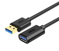 Przedłużacz USB 3.0/USB 2.0 UNITEK Y-C459BBK, 2 m