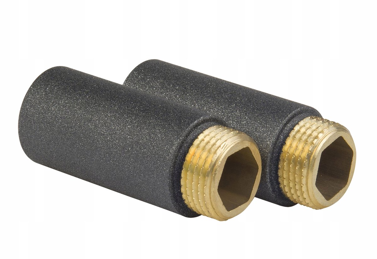 Przedłużka 1/2' L 15 Mm Grafit Komplet 2 Sztuki Zestaw 1,5 Cm-Zdjęcie-0