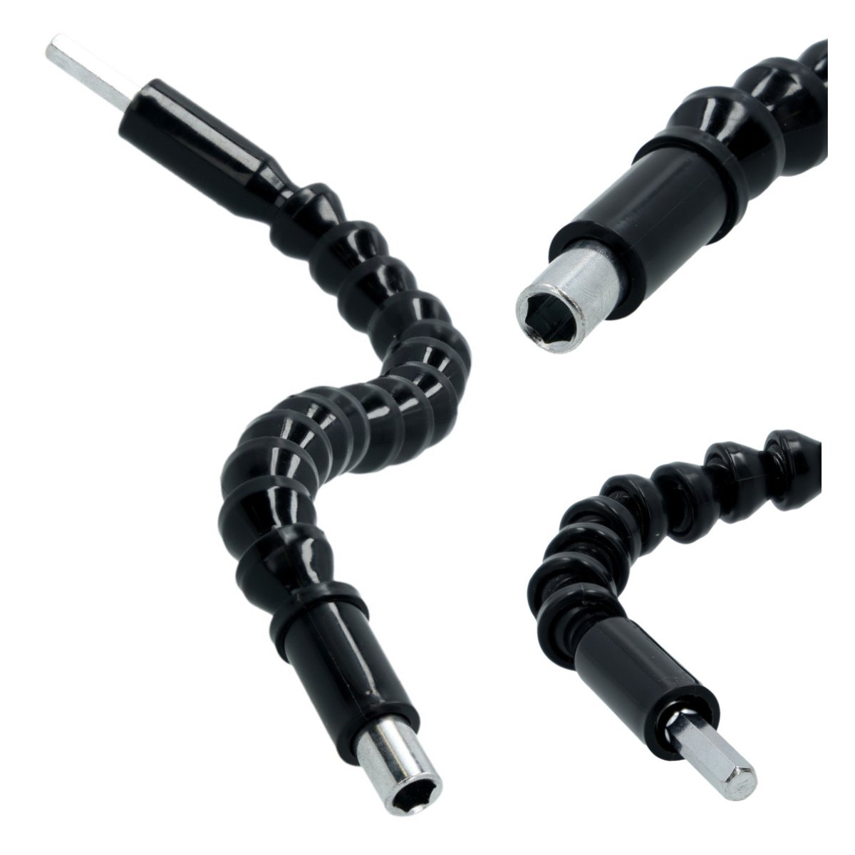 Przedłużka elastyczna do bitów wkrętarki wiertarki 1/4 30cm uchwyt