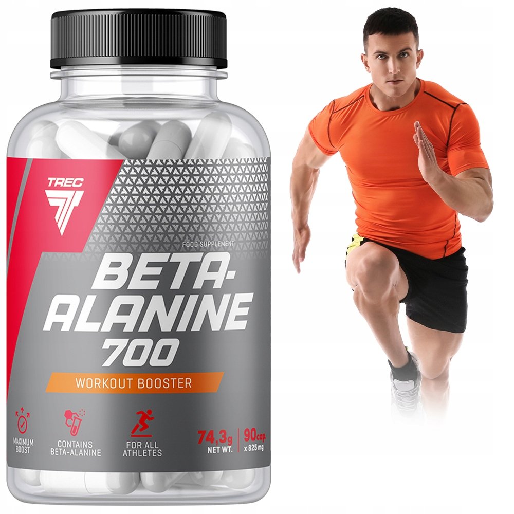 Przedtreningówka Trec Beta Alanine 90 Kaps Wytrzymałość Moc Beta Alanina