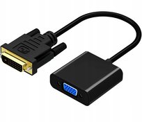 PRZEJŚCIÓWKA ADAPTER DVI DO VGA DSUB 1080p