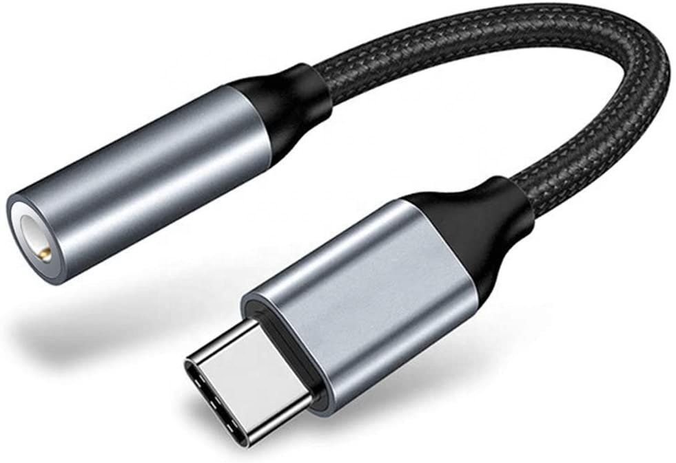 Zdjęcia - Kabel Przejściówka Adapter USB C Mini Jack Z Dac 3,5Mm Aux