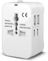 PRZEJŚCIÓWKA USA UK EU AUS POLSKA ADAPTER SIECIOWY PODRÓŻNY + 2x USB