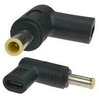 Przejściówka zasilania adapter wtyk USB-C do 5,5x3,0mm +pin SAMSUNG