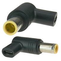 Przejściówka zasilania adapter wtyk USB-C do 7,9x5,5mm +pin LENOVO