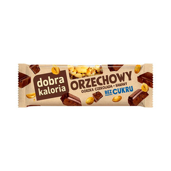 Przekąska Baton Orzechowy: Gorzka Czekolada I Banan Dobra Kaloria 30 G - DOBRA KALORIA