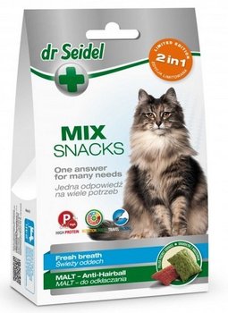 Przekąska dla kota DR SEIDEL, 2w1 malt/oddech, 60 g. - Dr Seidel