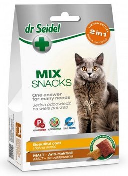 Przekąska dla kota DR SEIDEL, 2w1 malt/sierść, 60 g. - Dr Seidel