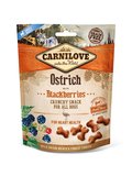 Przekąska z jeżynami CARNILOVE Snack Crunchy Ostrich&Blackberries, 200 g - Carnilove