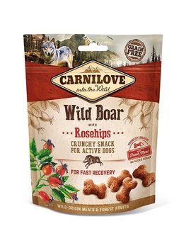 Przekąska z owocami dzikiej róży CARNILOVE Snack Crunch Wild Boar&Rosehips, 200 g - Carnilove