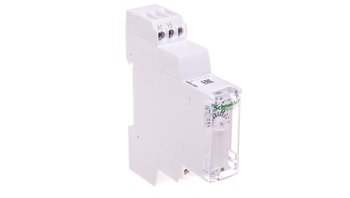 Przekaźnik czasowy 1P 8A 0,1-360000sek 24V DC 24-240V AC opóźnione załączenie RTA A9E16065 - SCHNEIDER ELECTRIC