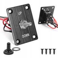 PRZEŁĄCZNIK PRZEMYSŁOWY PANELOWY 125V 15A WODOODPORNY ALUMINIOWY 6 PIN