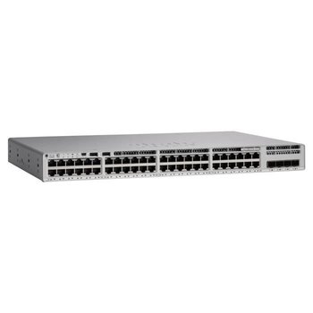 Przełącznik sieciowy Cisco C9200L-48PXG-4X-A Zarządzany Gigabit Ethernet L2/L3 (10/100/1000) Power over Ethernet (PoE) Szary - Cisco