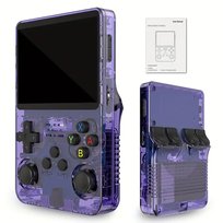 Przenośna Konsola R36s do Gier Retro 18000 Gier 64gb Gameboy Purpura