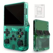 Przenośna Konsola R36s do Gier Retro 18000 Gier 64gb Gameboy Zielony