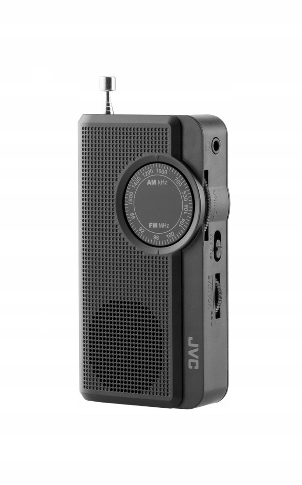 Przenośne Radio baterie AM, FM JVC RA-E311B funkcjonalne duży zasięg ...