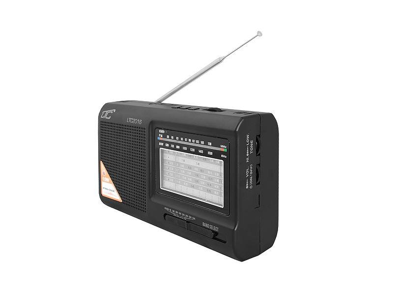 Zdjęcia - Radioodbiorniki / zegar LTC Przenośne radio  Wilga z wbudowanym akumulatorem USB SD czarne 