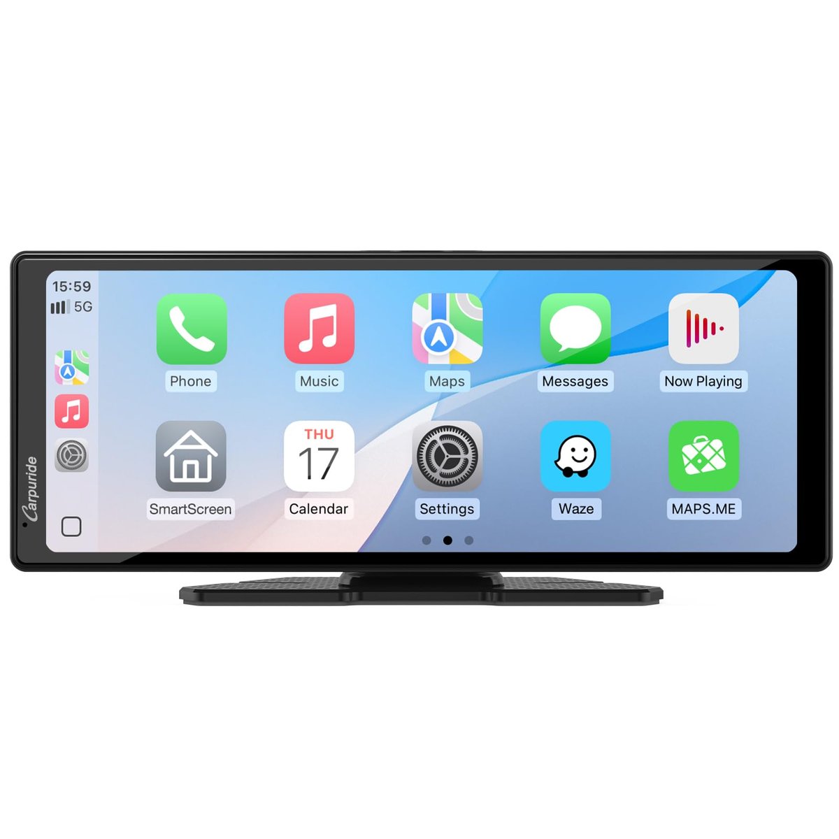 Draadloze Apple Carplay en Android auto, draagbare autoradio, 7 inch